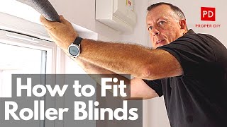 How to Fit Roller Blinds [upl. by Enilehcim]