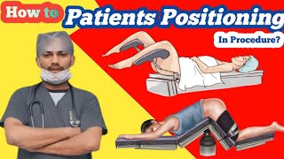 Patients Positioning in hospital  Patient position used in different procedure [upl. by Llehcor422]