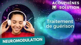 Acouphènes Solution Traitement de guérison  oreille qui siffle  Neuromodulation [upl. by Arhsub]