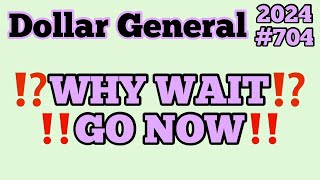 2024704🤑Dollar General Couponing⁉️WHY WAIT⁉️GO NOW‼️Must Watch👀👀 [upl. by Fryd636]