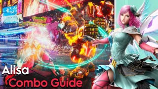 Alisa  Tekken 8  Combo Guide Notation [upl. by Aleahs]