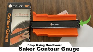 Tool With a Tool Saker Contour Gauge a job helper for trim carpenters floor installers and more [upl. by Raila]