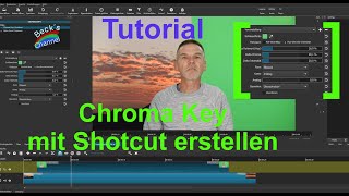 Chroma Key mit Shotcut erstellen [upl. by Akihsan]