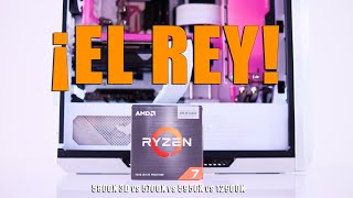 ¡EL REY Pruebas a fondo al nuevo Ryzen 5800X 3D vs 5700X 5950x y 12900K de Intel [upl. by Felecia]