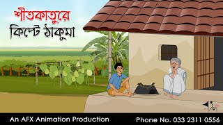 শীতকাতুরে কিপ্টে ঠাকুমা  বাংলা কার্টুন  Bangla Cartoon  Thakurmar Jhuli jemon  AFX Animation [upl. by Noyrb765]