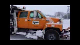 VDOT Staunton District Snow Feb 13 2014 [upl. by Germaine]