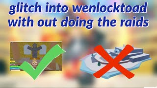 How to GLITCH INTO wenlocktoad without doing raids patched blox fruits glitch [upl. by Tihor316]