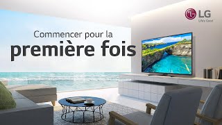 Téléviseur LG WebOS  Se lancer pour la première fois  First use set up  WebOS 22  WebOS 23  24 [upl. by Ariuqahs]