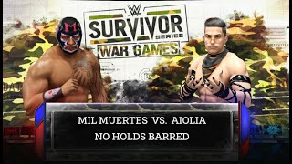 WWE 2K24  Aiolia vs Mil muertes [upl. by Quent]