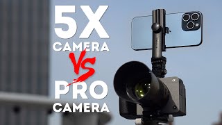 SHARPEST Lens EVER vs iPhone 15 Pro Max 5X Camera [upl. by Aldredge167]