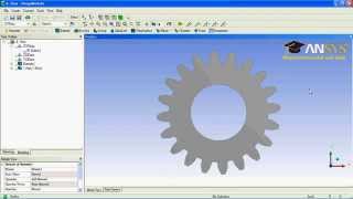 ANSYS WORKBENCH MODELING TUTORIAL9 [upl. by Akerley856]