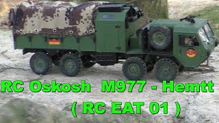 RC Oshkosh  Hemtt M977 8X8 im Wald  Радиоуправляемый Ошкош  Hemtt M977 8X8 [upl. by Bealle]