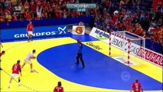 Mikkel Hansen VS Kiril Lazarov EHF EURO 2012 Championship Denmark VS Macedonia [upl. by Animrac959]