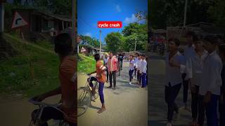 cycle stand wheelie reaction crash 🥺riderstuntstoppiewheeliechallengeviralshortviral [upl. by Nnyleuqcaj593]