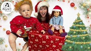 REBORN TODDLER BOX OPENING  CHRISTMAS SPECIAL [upl. by Garris]