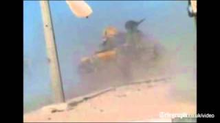 Gaddafi fighters filmed firing Scud missile in battle for Sirte [upl. by Eadmund260]