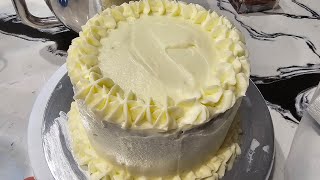 chantilly cream cake chantilly cake making beginner baking cakedesign yellow startup [upl. by Tami]