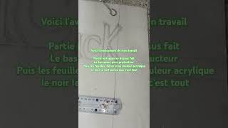 Avancement de mon travail lettrage sur fine plaque disolation de récupération  prod weedlack 🇨🇵♥️🤲 [upl. by Lehcir]