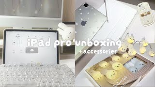 iPad pro 11🍎 unboxing  accessories🪄購入品紹介 [upl. by Tenney]