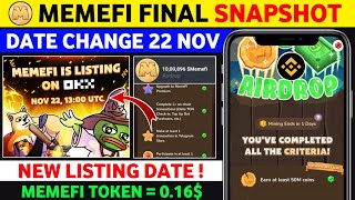 Memefi listing date postponed  Memefi new update today  memefi Airdrop withdrawal [upl. by Cullie957]