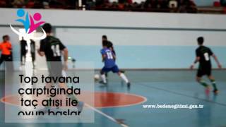 Futsal oyun kuralları 8  Oyunun Başlaması [upl. by Suidaht]