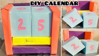 DIY CALENDAR 🗓️  calendar craft diy papercraft crafterdebika [upl. by Tannenbaum]