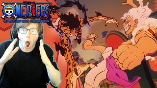 GEAR 5 LUFFY VS LUCCI BROKE THE BUDGET  One Piece Episode 1100 Reaction Egghead Arc EP12 [upl. by Euqinomad504]