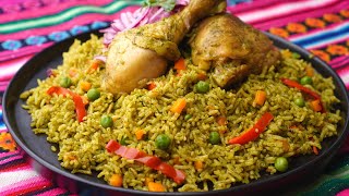 ¡Prepara el MEJOR ARROZ con POLLO PERUANO [upl. by Wira]