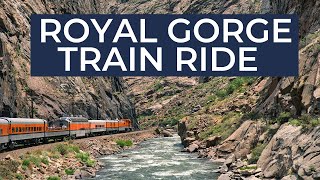 RIDING THE ROYAL GORGE TRAIN Royal Gorge Route Railroad  Lunch Train  Dinner Railway  Worth It [upl. by Saeger]