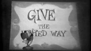 United Way PSA  with Jiminy Cricket  from the 1950s [upl. by Dorsy961]