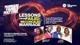 LESSONS FROM FAILED AND RECONCILED MARRIAGE  Sunday 29th September 2024 [upl. by Anidualc]