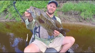 RIVERMEN  Smallmouth Bass Kayak Fishing on the Upper Mississippi [upl. by Ailemak]