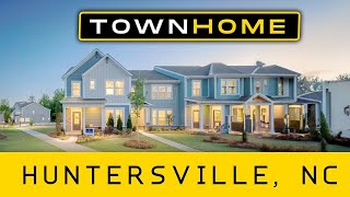 Huntersville NC Explore the Gardengate A Stylish Townhome in North Creek Village [upl. by Ahsenod]