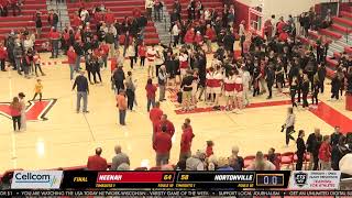 Neenah vs Hortonville in a high school boys basketball regional final livestream [upl. by Ahseined]