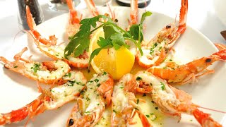 HOW TO COOK LANGOUSTINE WITH BUTTER AND GARLIC [upl. by Otreblig335]