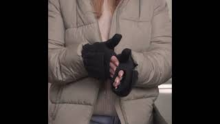 Heat Holders Converter Mittens In Black [upl. by Neehs273]