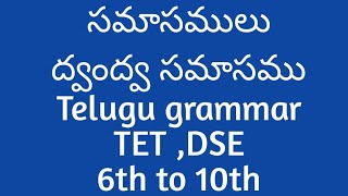 Dwanda samasam examples in telugu [upl. by Meldoh366]