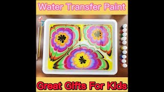 2021 New Water Marbling Paint Art Kit for Kids [upl. by Lehsar748]