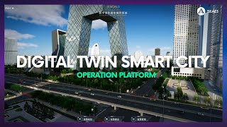 DIGITAL TWIN SMART CITY POWERED BY 51WORLD [upl. by Llerraf]