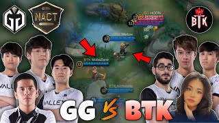 BTK Vs GG  Intense Matchup  NACT MLBB [upl. by Leela144]