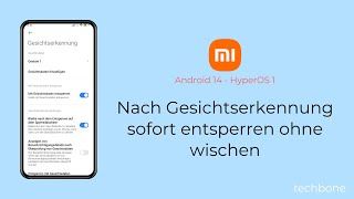 Nach Gesichtserkennung sofort entsperren ohne wischen  Xiaomi Android 14  HyperOS 1 [upl. by Noeht]