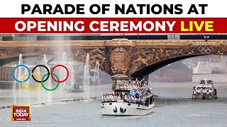 Paris Olympics 2024 Opening Ceremony Live Parade Of Nations  Paris Olympics Big Highlights LIVE [upl. by Akessej]