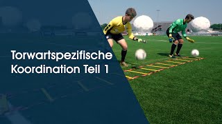 Torwartspezifische Koordination Teil 1  Torwarttraining am Deutschen Fußball Internat [upl. by Marquis]