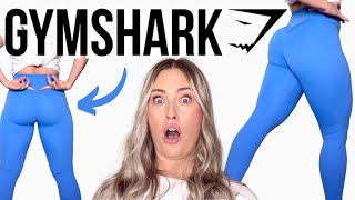 NEW GYMSHARK LEGGING TRY ON REVIEW  WHITNEY SIMMONS COLLECTION HIGH RISE LEGGING HAUL [upl. by Aguayo]