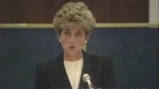 Princess Diana speaks about AIDS [upl. by Yeblehs]