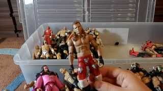 WWE Mattel Elite Collection 2015 Bin 2  Legends Flashbacks Customs  more [upl. by Atiuqel]