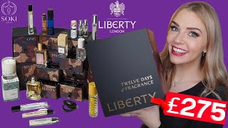 LIBERTY LONDON 12 DAYS OF FRAGRANCE ADVENT CALENDAR 2022 UNBOXING amp REVIEW 🎅  Soki London [upl. by Yntrok338]