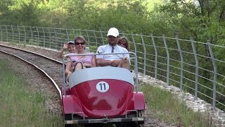 VELORAIL en Ardèche railbike [upl. by Wamsley]