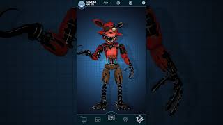 Withered Foxy FNaF Workshop amp Voice Line Animation [upl. by Nohs]