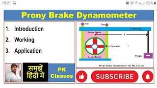 Prony Brake Dynamometer हिन्दी [upl. by Jarlen]